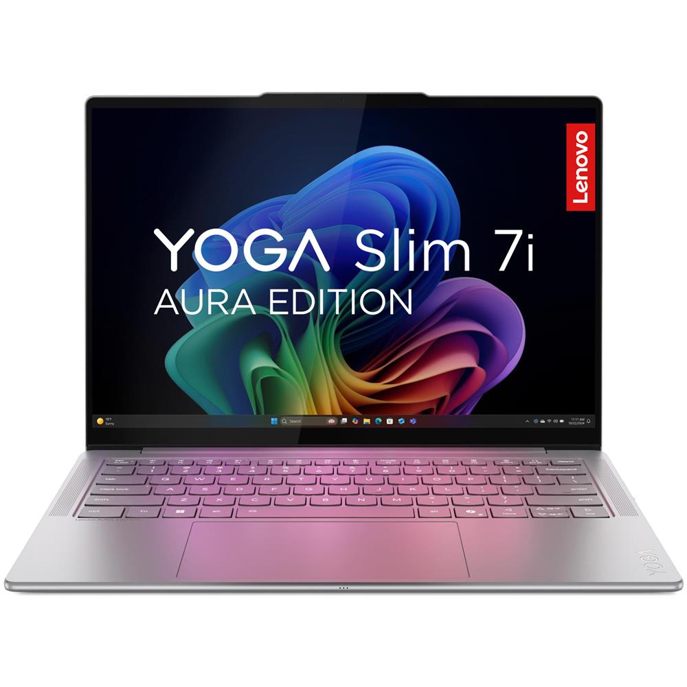 Yoga Notebook Slim 7 | Display 14'' WUXGA (1920x1200) OLED | Processore INTEL Ultra 5 226V | Memoria RAM 16GB | Memoria SSD 512GB | Scheda grafica Integrata | Sistema Operativo Windows 11 Home | LUNA GREY - Foto 1