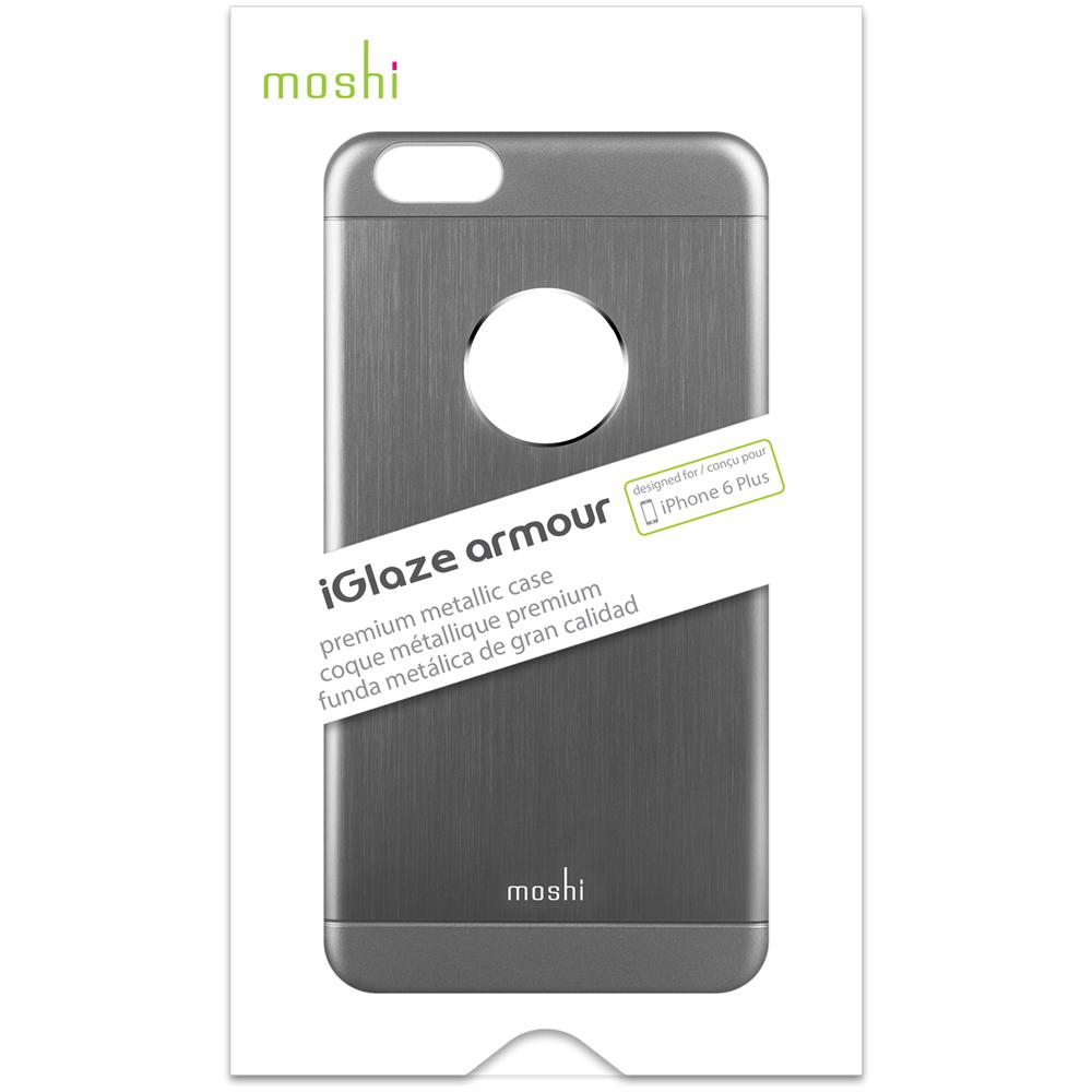 iGlaze Armour - Hard Shell per iPhone 6 - Grigio Metalllico - Foto 4