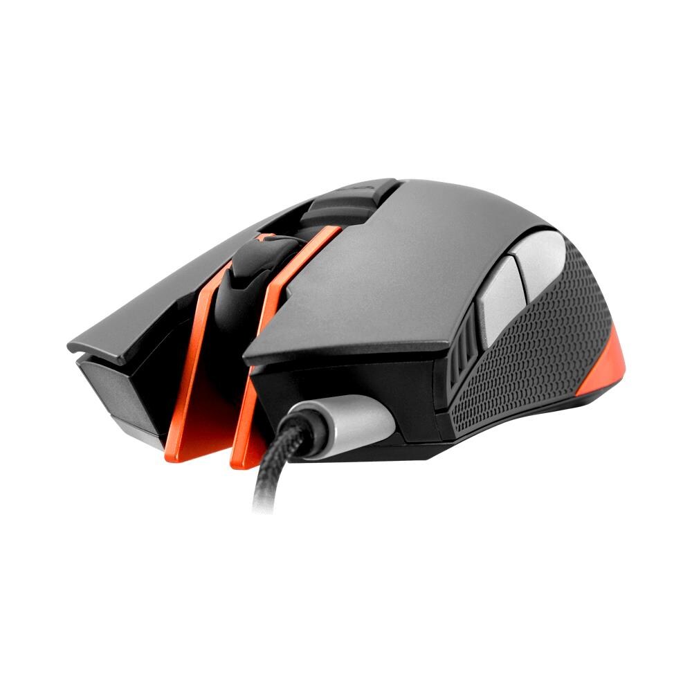 550M USB Ottico 6400DPI Grigio, Arancione mouse - Foto 2
