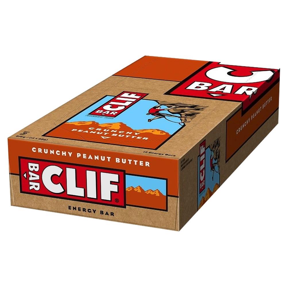 12 X Clif Energy Bar 68 G - - Barrette Energetiche-crunchy Peanut Butter - Foto 1