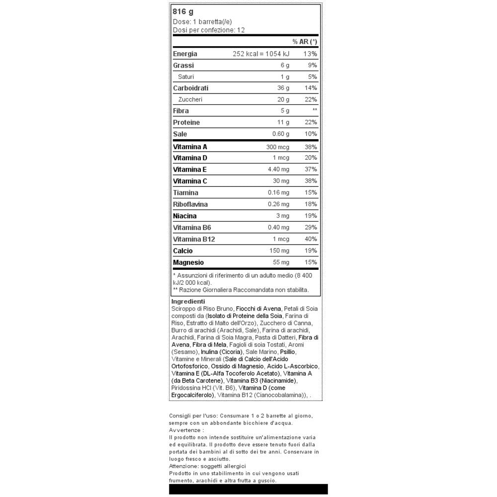 12 X Clif Energy Bar 68 G - - Barrette Energetiche-crunchy Peanut Butter - Foto 2