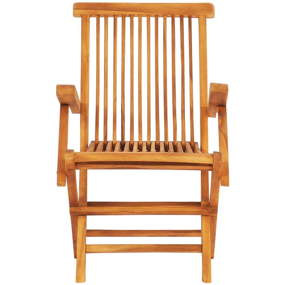 Set Da Pranzo Da Giardino 7 Pz Pieghevole In Massello Di Teak - Foto 8