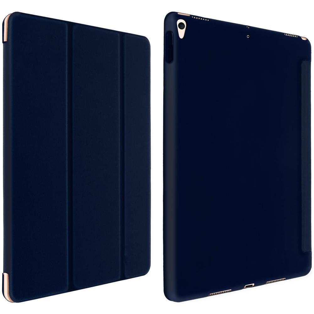 Custodia Ipad Air 3 2019 E Ipad 10.5 Sportellino Supporto Video / Tastiera Blu - Foto 1