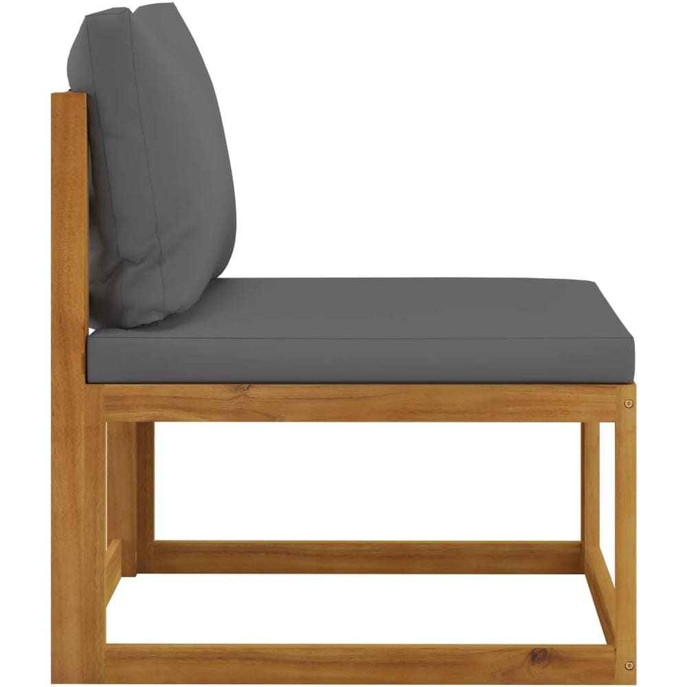 Set Divani Da Giardino 7 Pz Con Cuscini In Massello Di Acacia - Foto 2