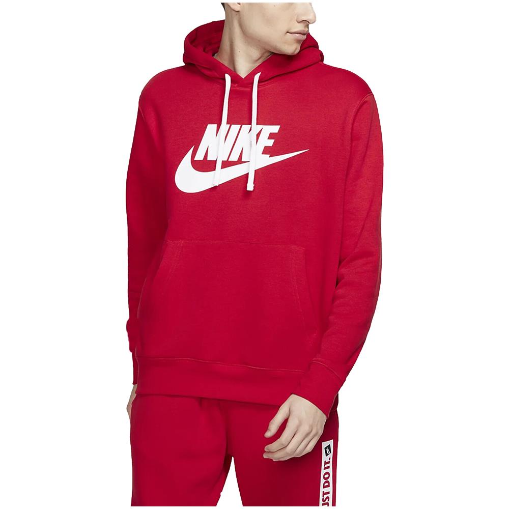 Felpa Con Cappuccio Uomo Club Graphic Rossa Taglia Xl Codice Bv2973-657 - Foto 1