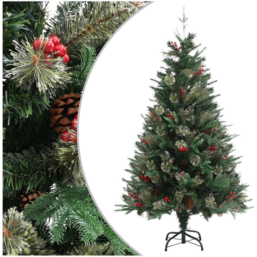 Albero Di Natale Con Pigne Verde 150 Cm In Pvc E Pe - Foto 1