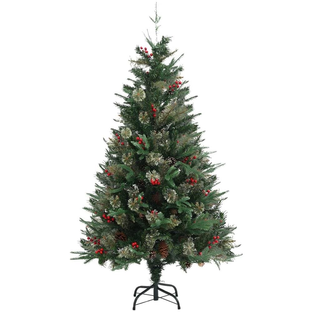 Albero Di Natale Con Pigne Verde 150 Cm In Pvc E Pe - Foto 2