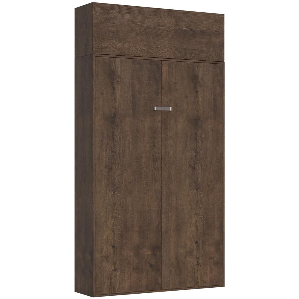 Letto Francese 140 Kentaro Verticale A Scomparsa Noce Con Pensile - Foto 1