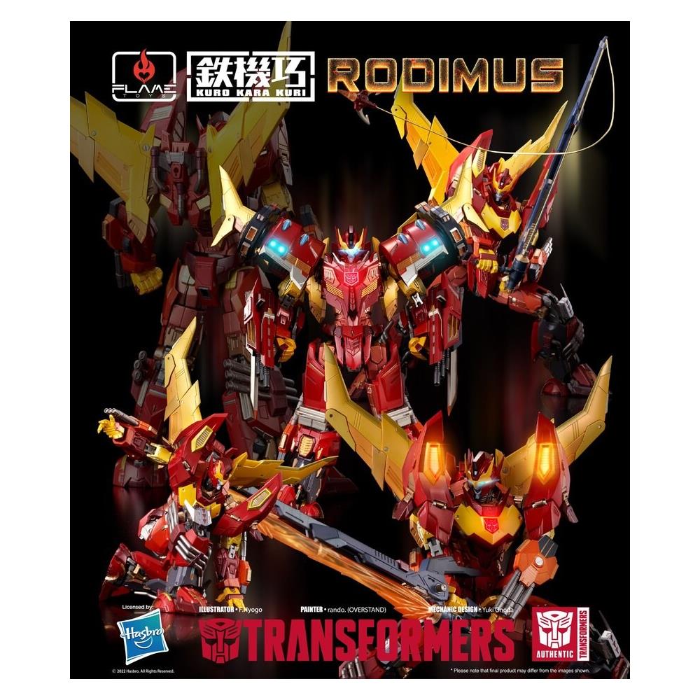 Flame Toys Kuro Kara Kuri 08 Series Transformers Rodimus Prime - Foto 1