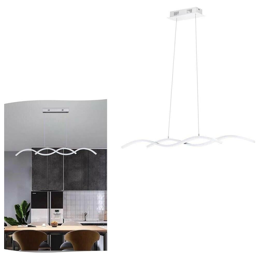 Lampadario Led A Sospensione 25 W Luce Bianca 6500k Lampada Twist Moderno A43bf - Foto 1