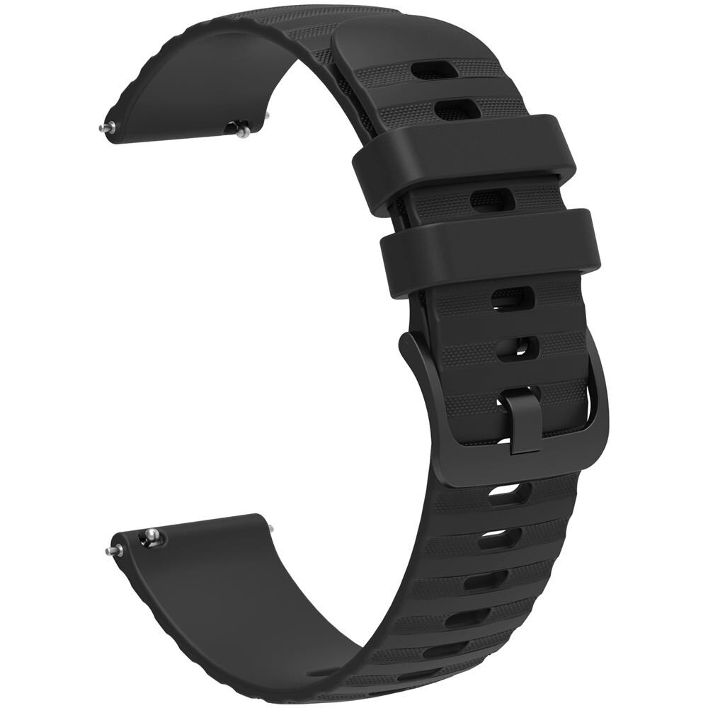 Cinturino Per Orologio In Silicone Black 22 Mm - Foto 1