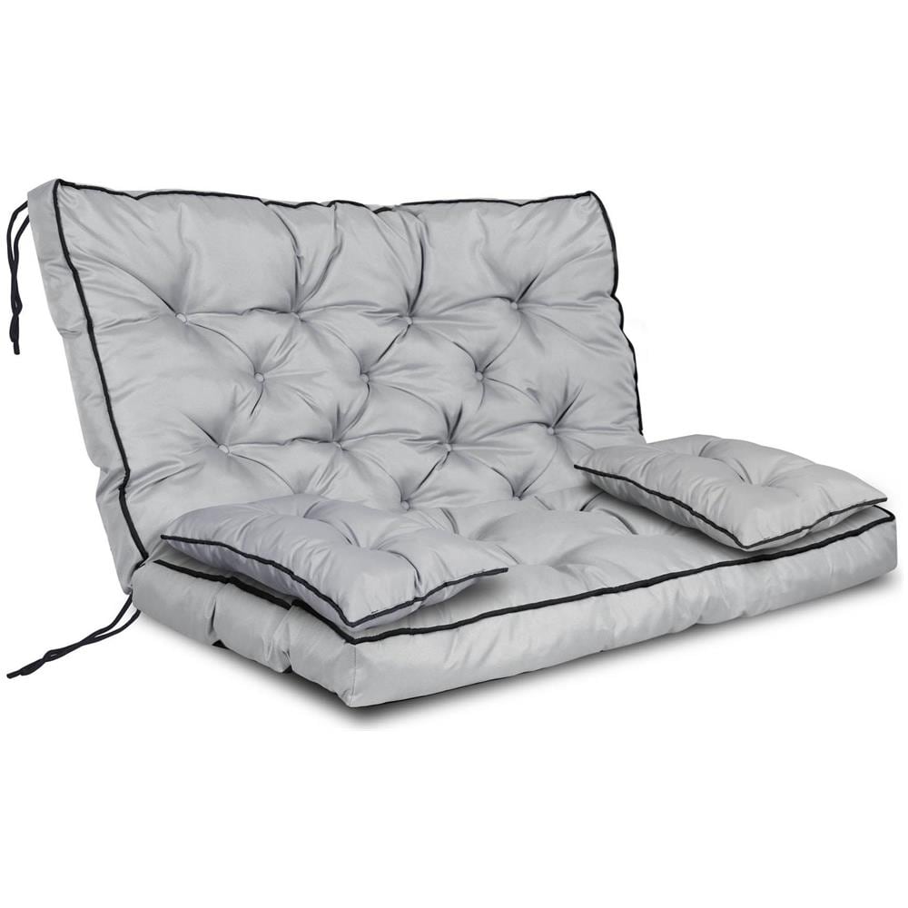 100x60x50 cm Set da giardino impermeabile con cuscino grigio - Foto 1