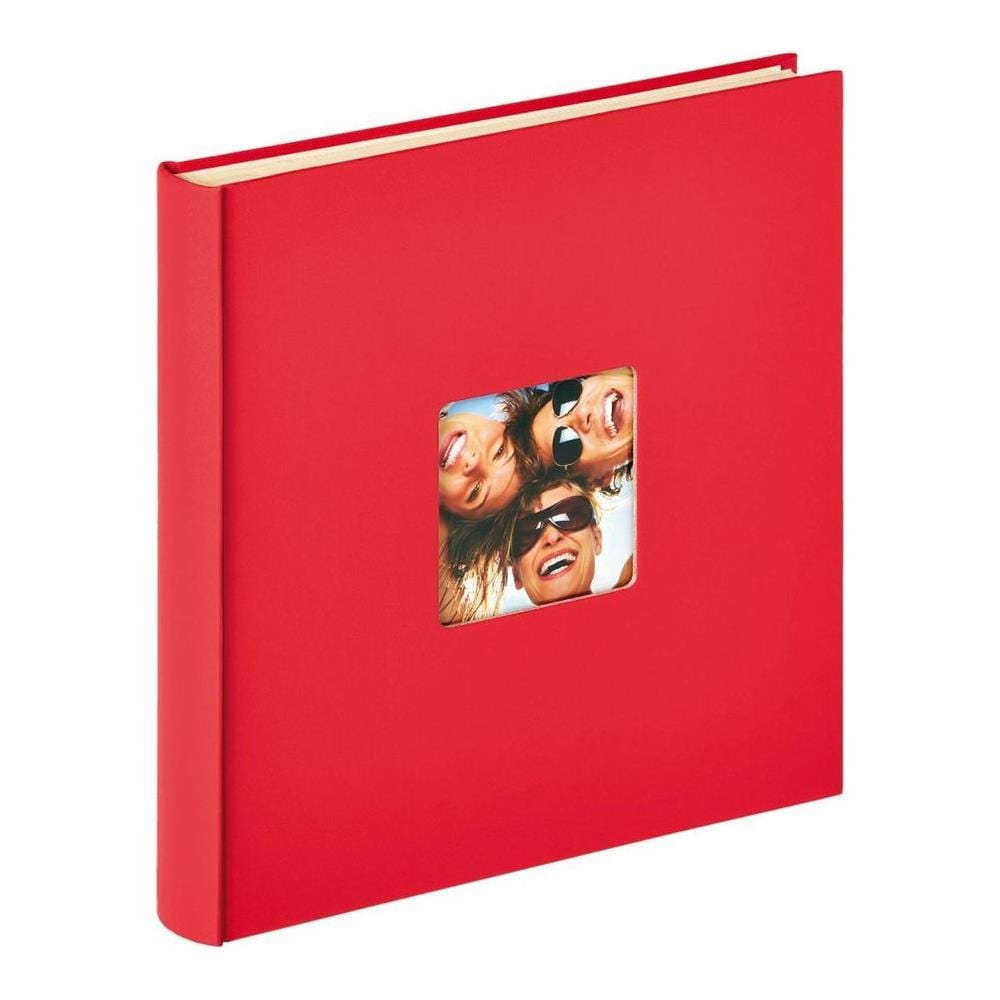 Album Fotografico Fun 33x33.5 cm 50 Pagine Colore Rosso - Foto 1