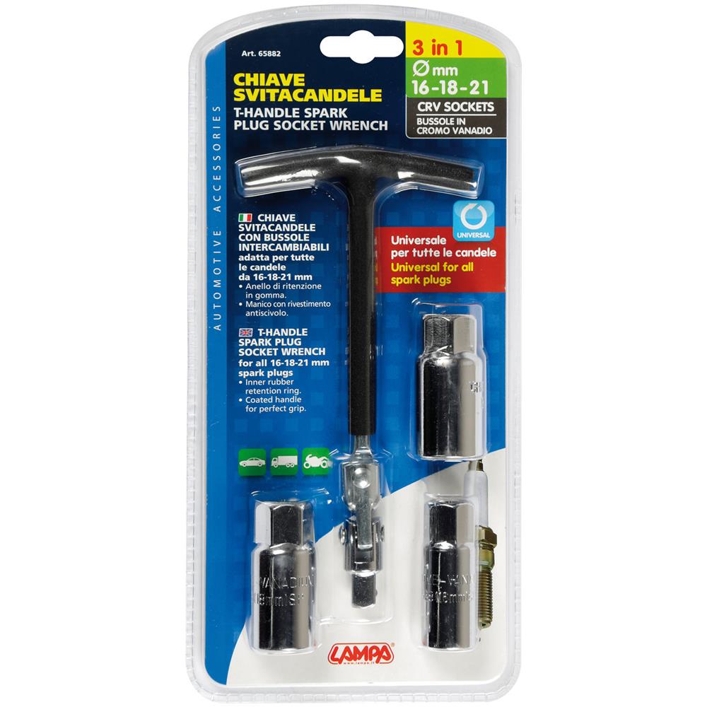 Chiave Svitacandele Snodabile - 16+18+21 Mm - Foto 2