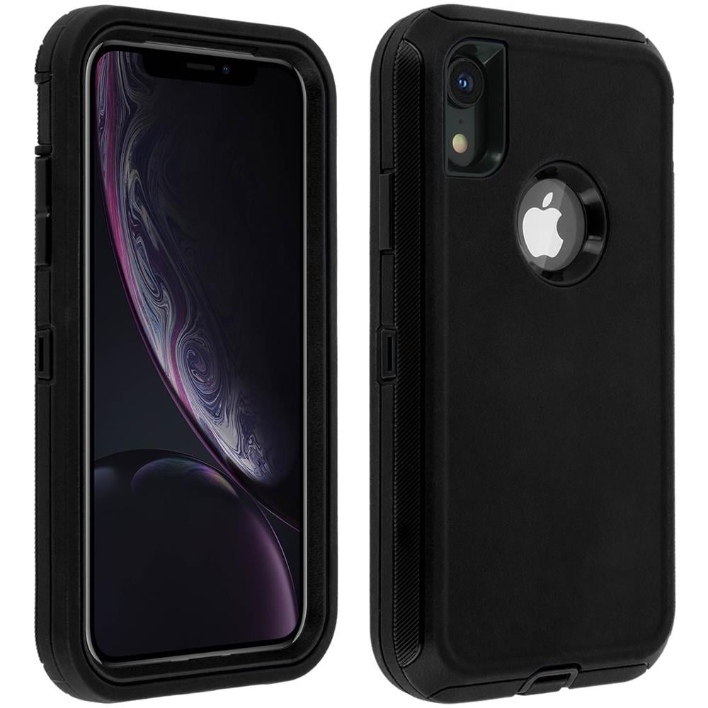 Cover Iphone Xr Protezione Rigida Multi-strato Bumper Antishock Nero - Foto 1