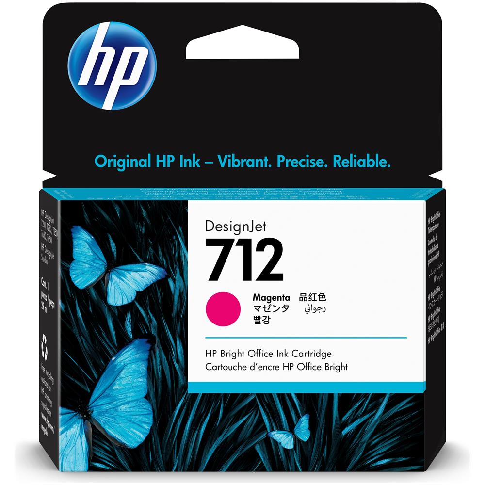 712 Cartuccia Ink Origianle Magneta per DesignJet T210 / T230 / T250 / T630 / T650 da 29 ml - Foto 1