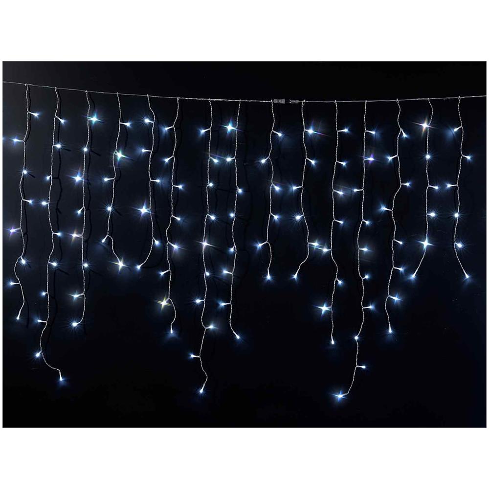 Luci Natalizie A Cascata Con 608 Led Tenda Di Luci Per Interni Ed Esterni 8 Metri - Foto 1