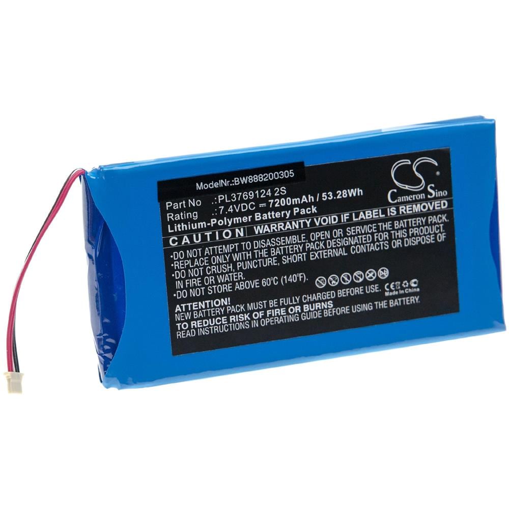 Batteria Sostitutiva CEM PT603450-2S - 1200mAh 7.4V Li-Ion, Per Dispositivi Di Misurazione