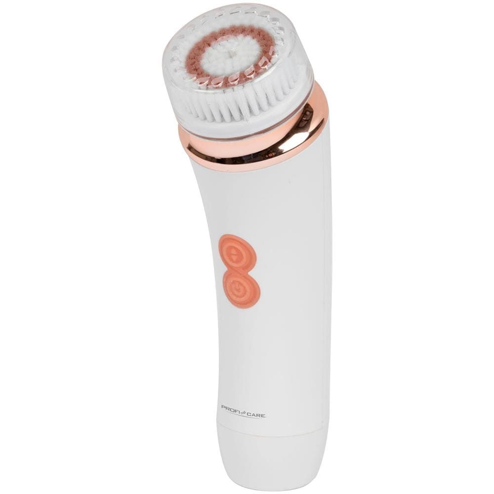 Grb 3081 Spazzola Per Pulizia Viso, Deterge Ed Esfolia La Pelle Del Viso, 2 Testine Bianco / arancione - Foto 1