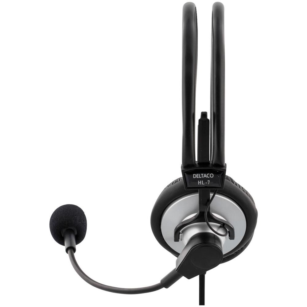 Auricolare Con Microfono E Controllo Del Volume, 2 X 3,5 Mm, Nero / argento - Foto 2