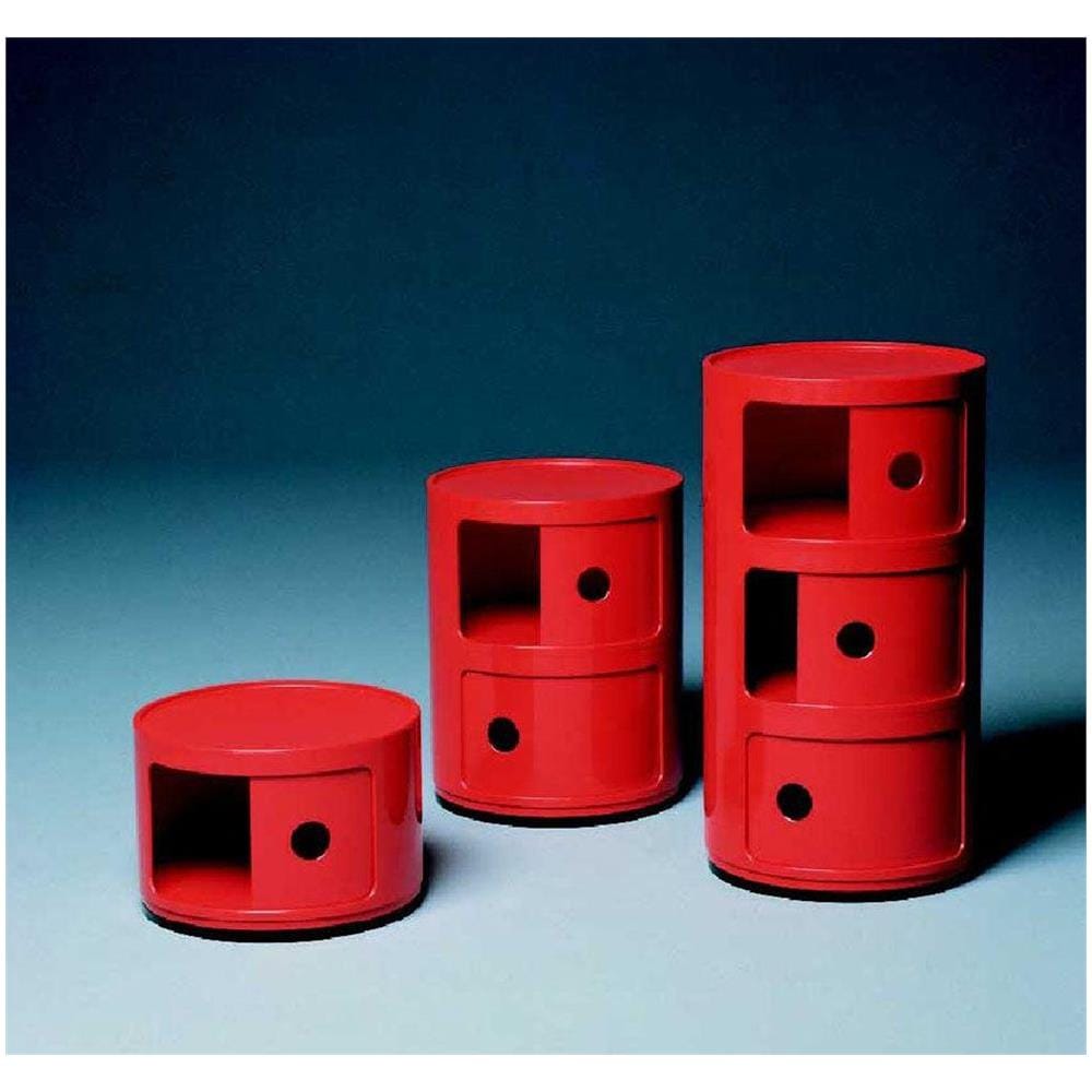 Componibile 2 Cassetti Rosso Art 04966/10 - Foto 2