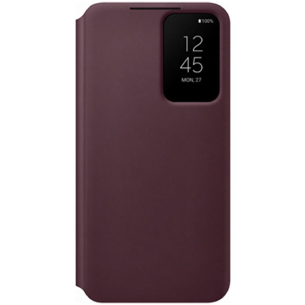 Ef-zs906ceegee Smart Clear View Cover Burgundy Per Galaxy S22 Plus Sm-s906 - Foto 1