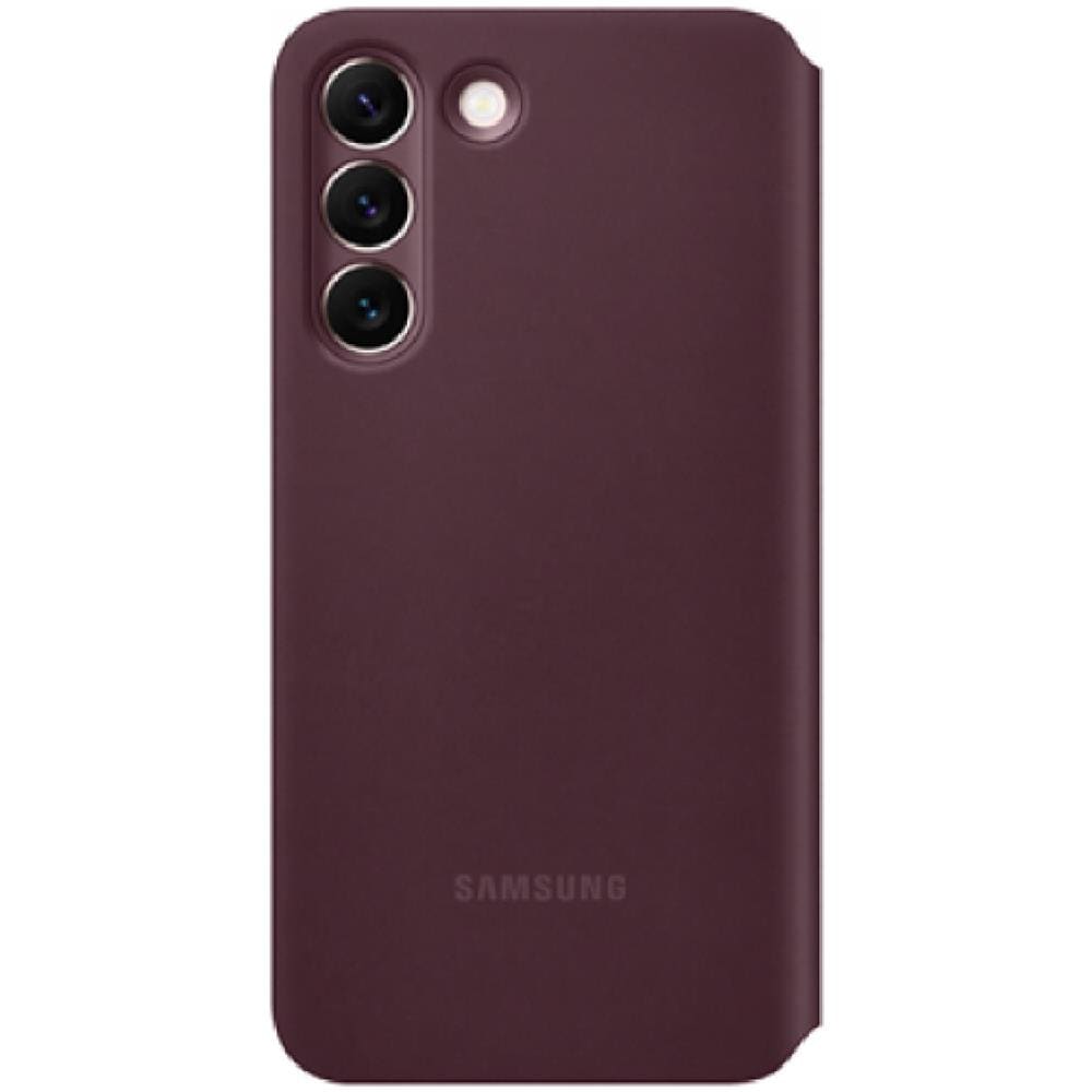 Ef-zs906ceegee Smart Clear View Cover Burgundy Per Galaxy S22 Plus Sm-s906 - Foto 2