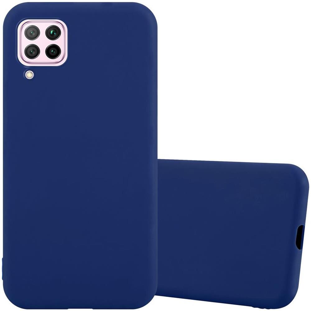 Custodia Compatibile Con Huawei Nova 6se / P40 Lite / Nova 7i In Candy Blu Scuro - Coperchio Protettivo In Silicone Tpu Flessibile - Foto 1