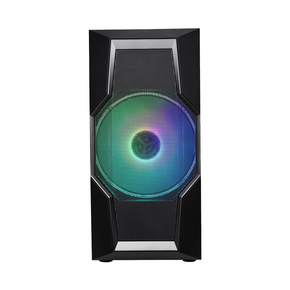 Case OXYGEN Middle Tower ATX / ITX /Micro ATX 2 Porte USB 2.0 / 2 Porte USB 3.2 Colore Nero - Foto 2