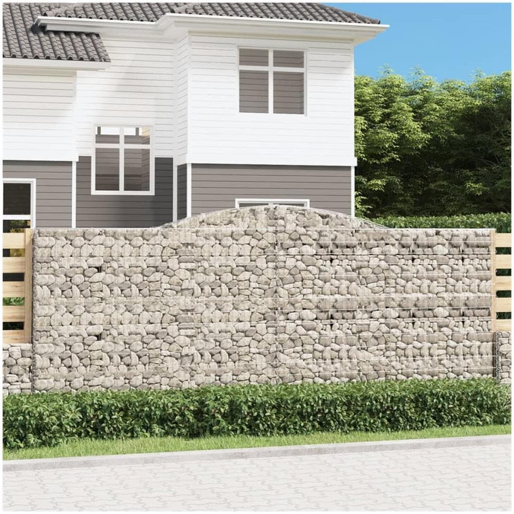 Cesto Gabbione Ad Arco 400x50x160/180 Cm Ferro Zincato - Foto 1