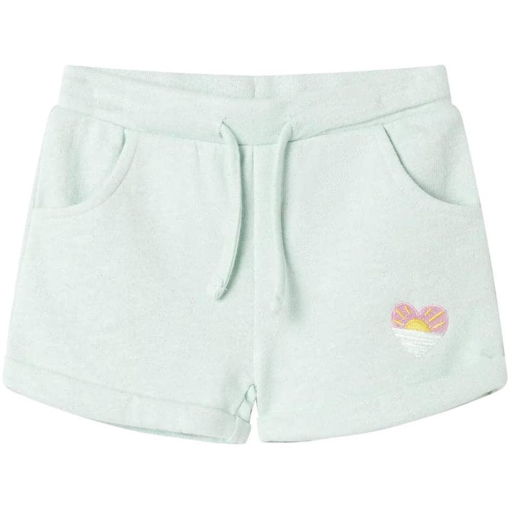 Pantaloncini per Bambini con Coulisse Menta Chiaro Misto 128 - Foto 1