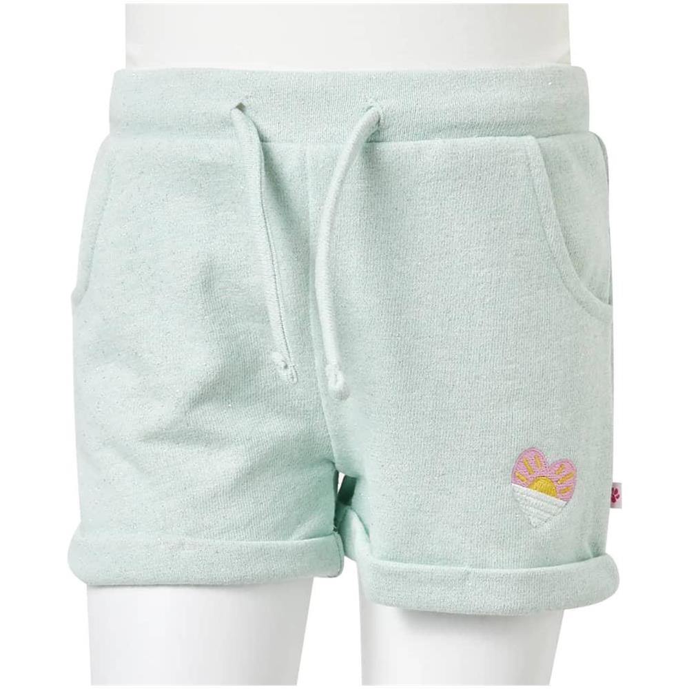 Pantaloncini per Bambini con Coulisse Menta Chiaro Misto 128 - Foto 8