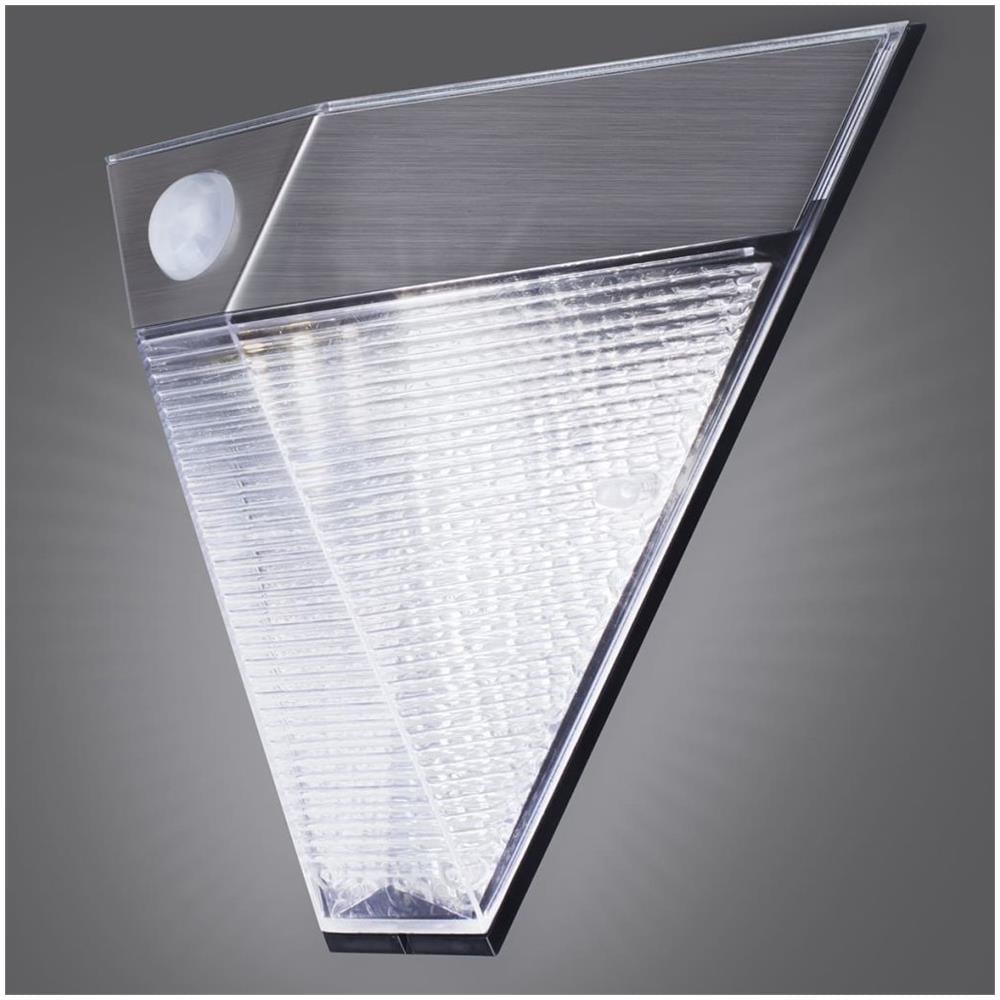 Applique Solare con Sensore PIR Piramide Argento 5000.703 - Foto 2