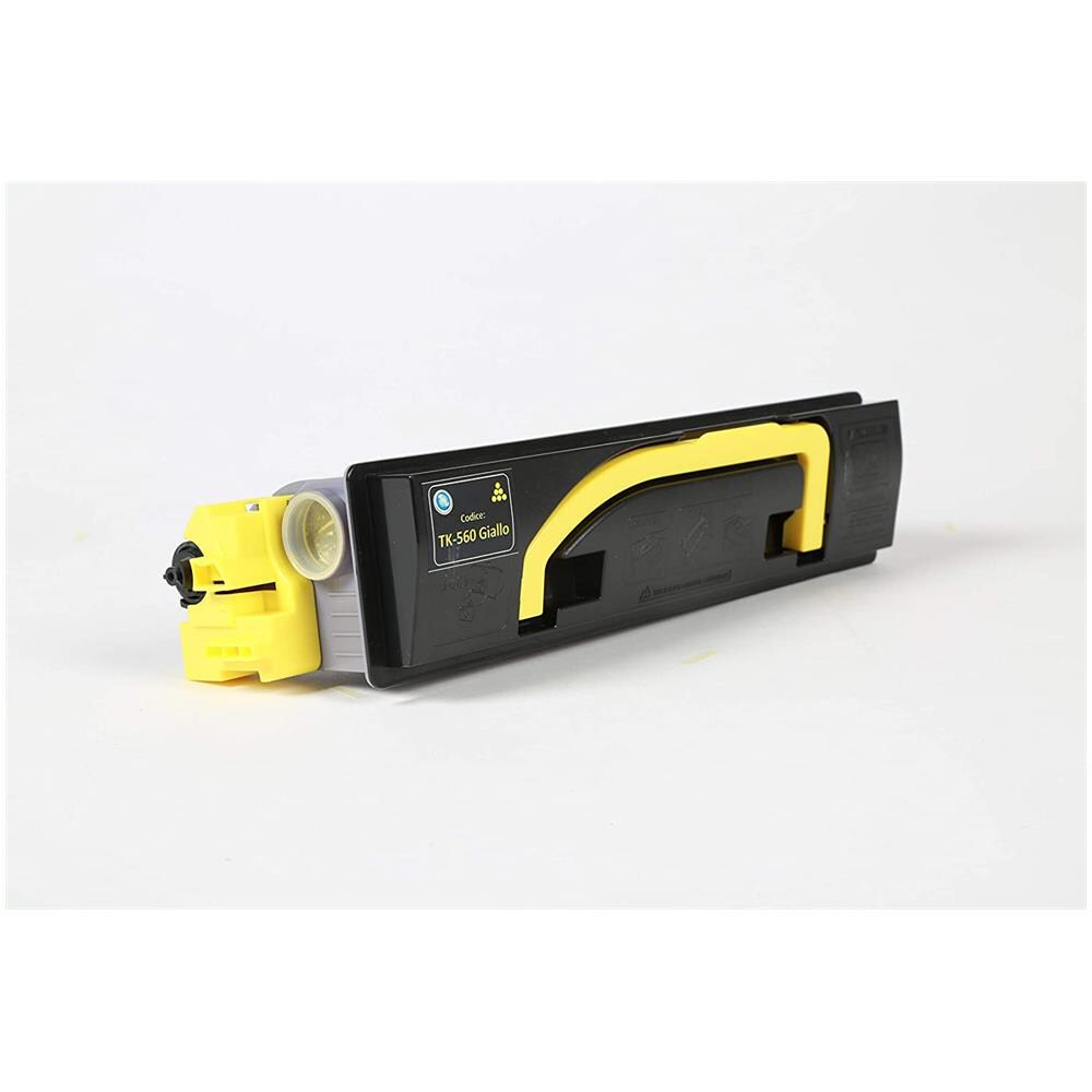 TONER COMPATIBILE - Kyocera Tk-560y Giallo 1t02hnaeu0 Per Fs-c5350dn, 5300dn, Ecosys P6030cdn Fornito Di Intelligent Chip Capacità 10000 Copie Made In Italy - Foto 5