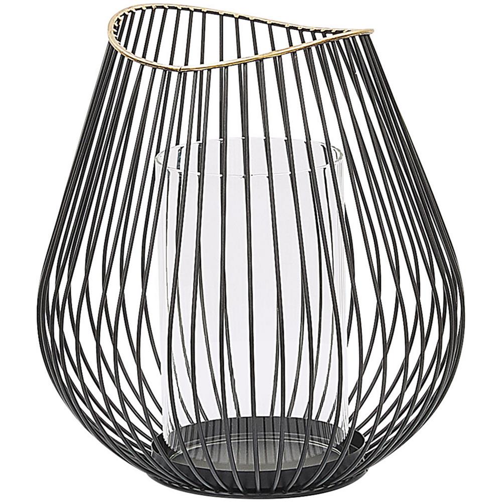 Lanterna In Metallo Nero Thurston - Foto 1