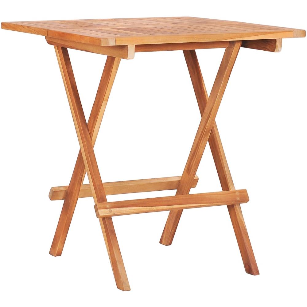 Set Da Bistrot 3 Pz Pieghevole In Legno Massello Di Teak - Foto 2