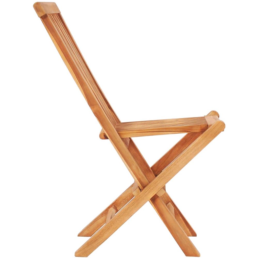 Set Da Bistrot 3 Pz Pieghevole In Legno Massello Di Teak - Foto 12