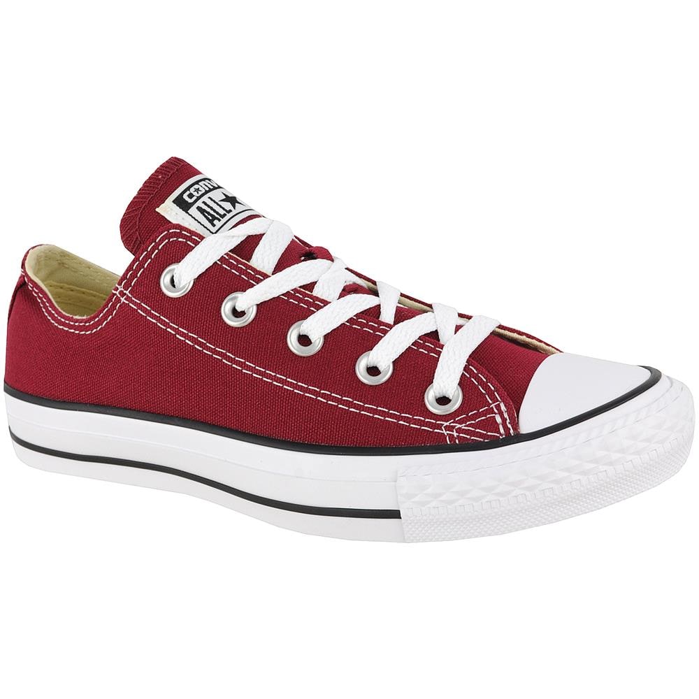 Chuck Taylor All Star Seasonal - Ox, Scarpe Da Ginnastica Donna, Rosso Burgundy M9691c, 40 Eu - Foto 17