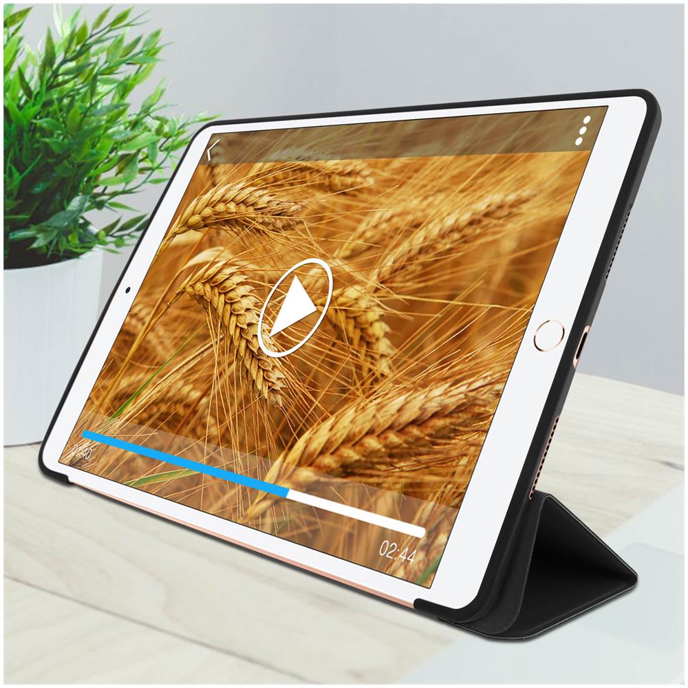 Custodia Ipad Air 3 2019 E Pro 10.5 Sportellino Supporto Video / Tastiera Nero - Foto 2