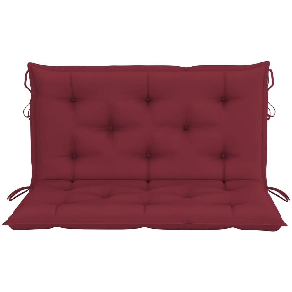 Cuscino per Panca Rosso Vino 100x (50+50) x7cm in Tessuto Oxford - Foto 2