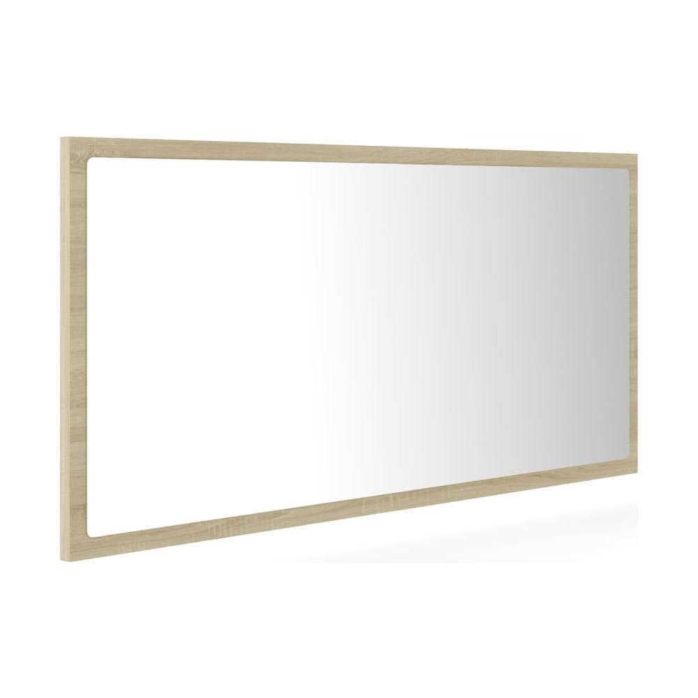 Specchio da Bagno LED Rovere Sonoma 90x8,5x37 cm in Acrilico - Foto 2