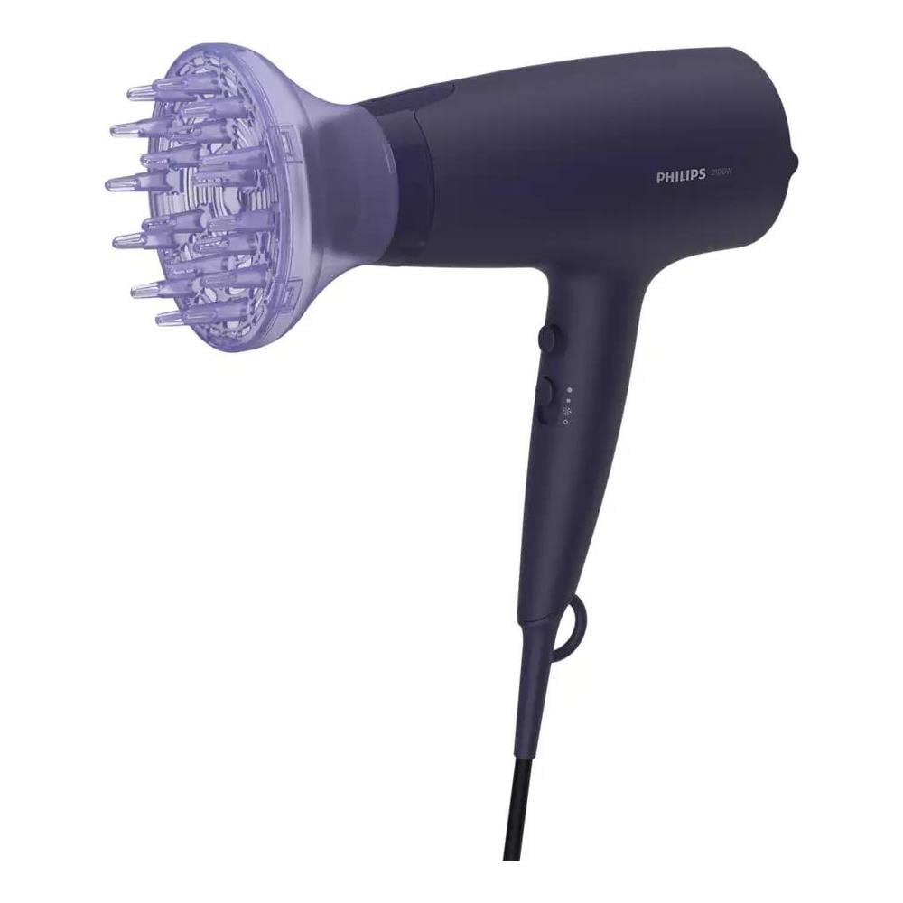 Asciugacapelli BHD360/20 con Funzione Ionica 6 Livelli Velocità Potenza 2100 W Colore Blu Marino - Foto 5