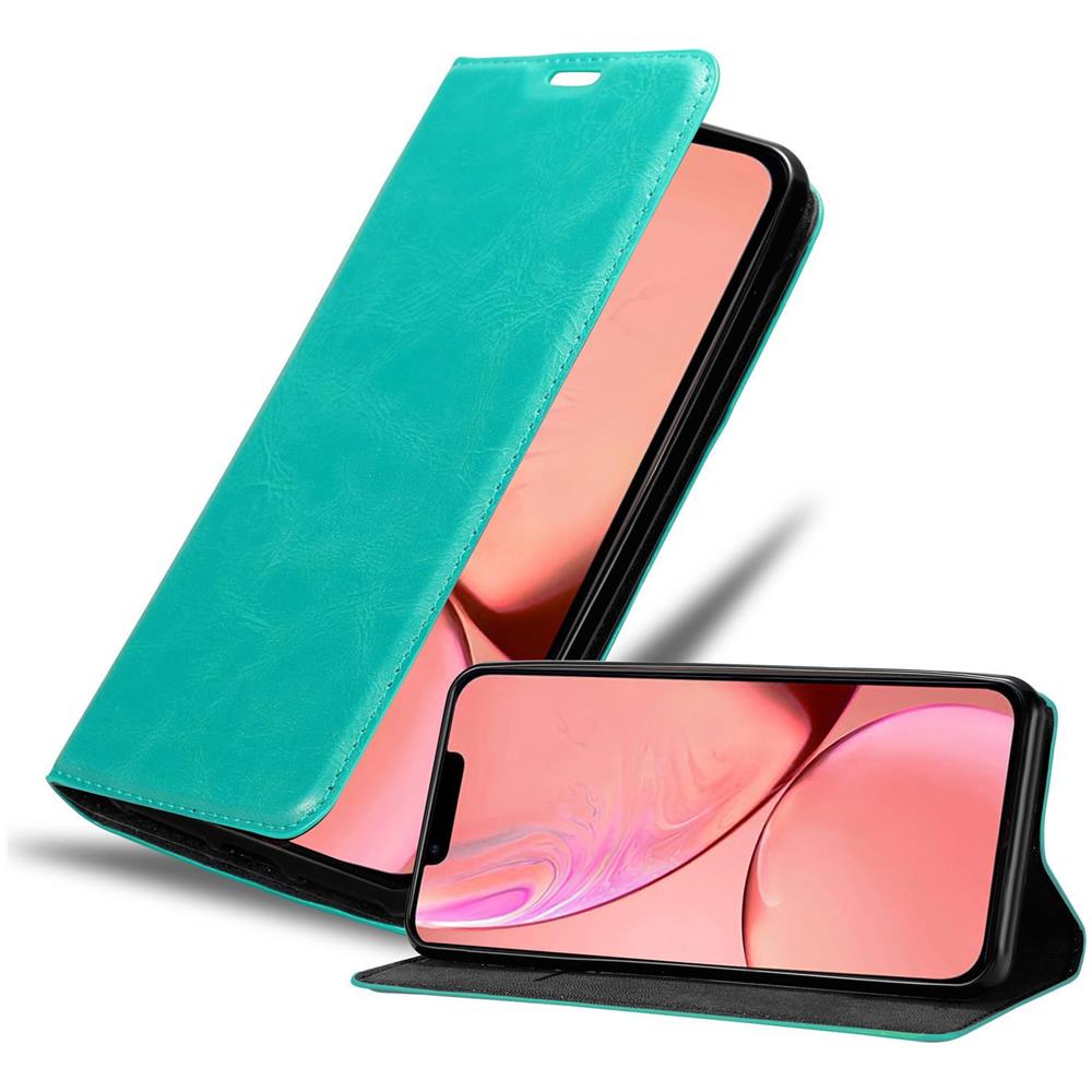 Custodia Compatibile Con Apple Iphone 13 Pro Max In Turchese Petrolio - Coperchio Protettiva Con Chiusura Magnetica, Funzione Stand E Tasca Per Le Carte - Foto 1