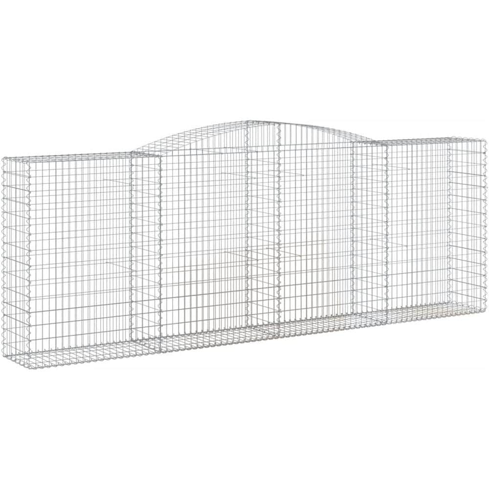 Cesto Gabbione Ad Arco 400x50x140/160 Cm Ferro Zincato - Foto 2