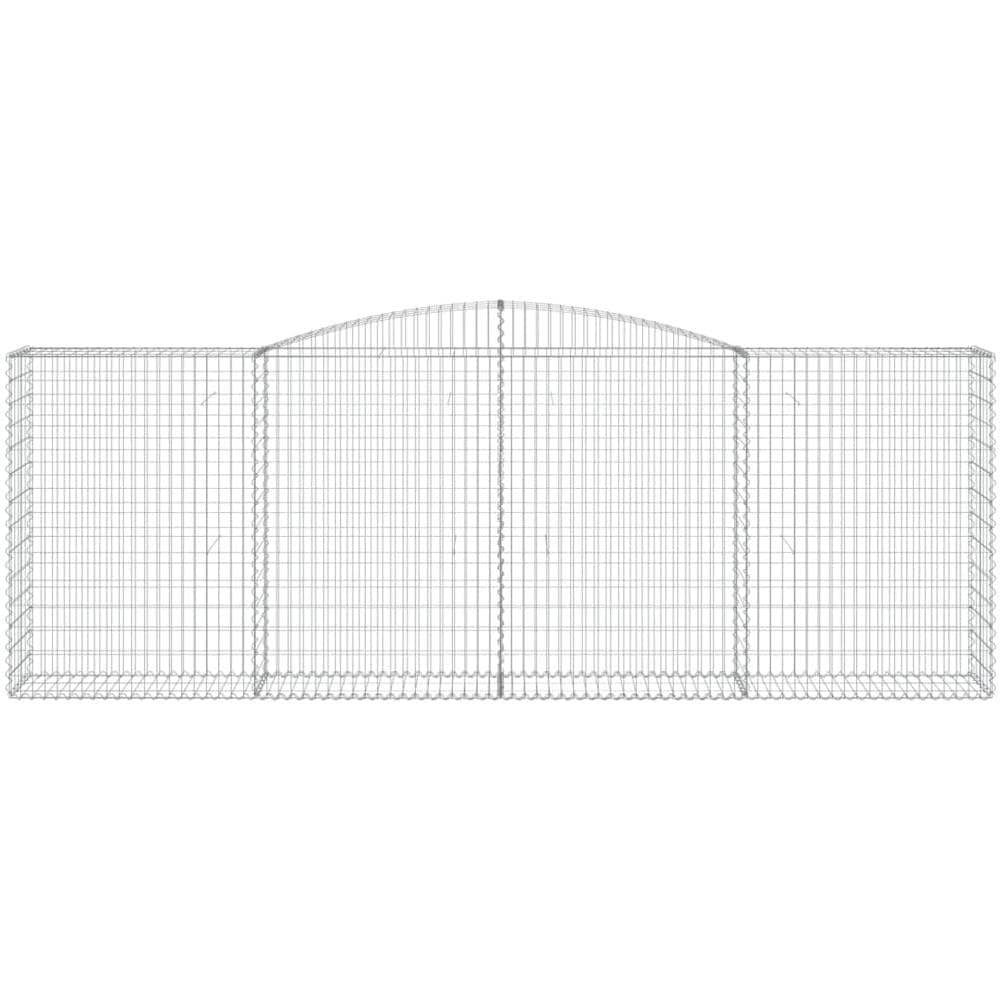 Cesto Gabbione Ad Arco 400x50x140/160 Cm Ferro Zincato - Foto 3