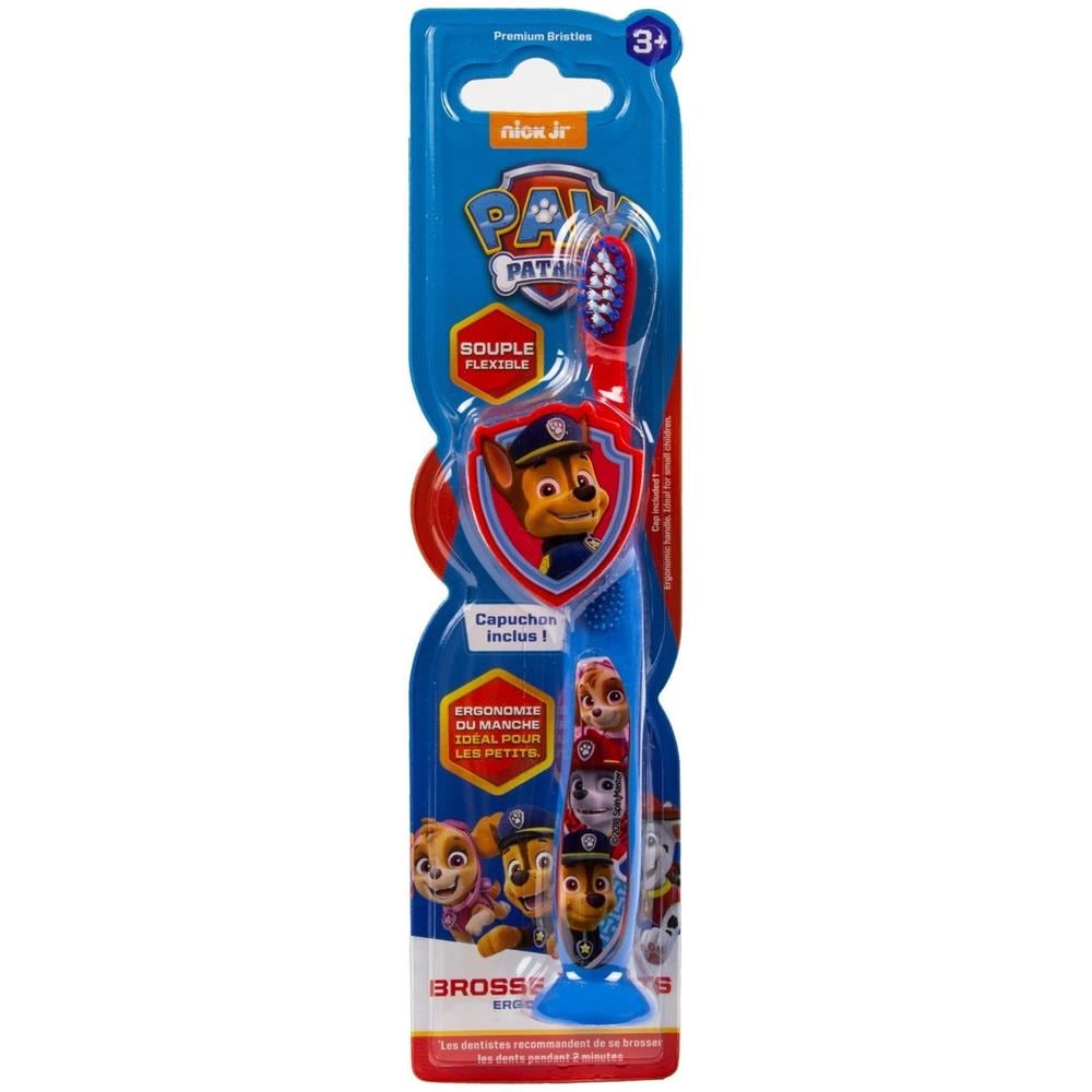 Spazzolino Ergonomico Per Bambini - Paw Patrol, Blu - Foto 2