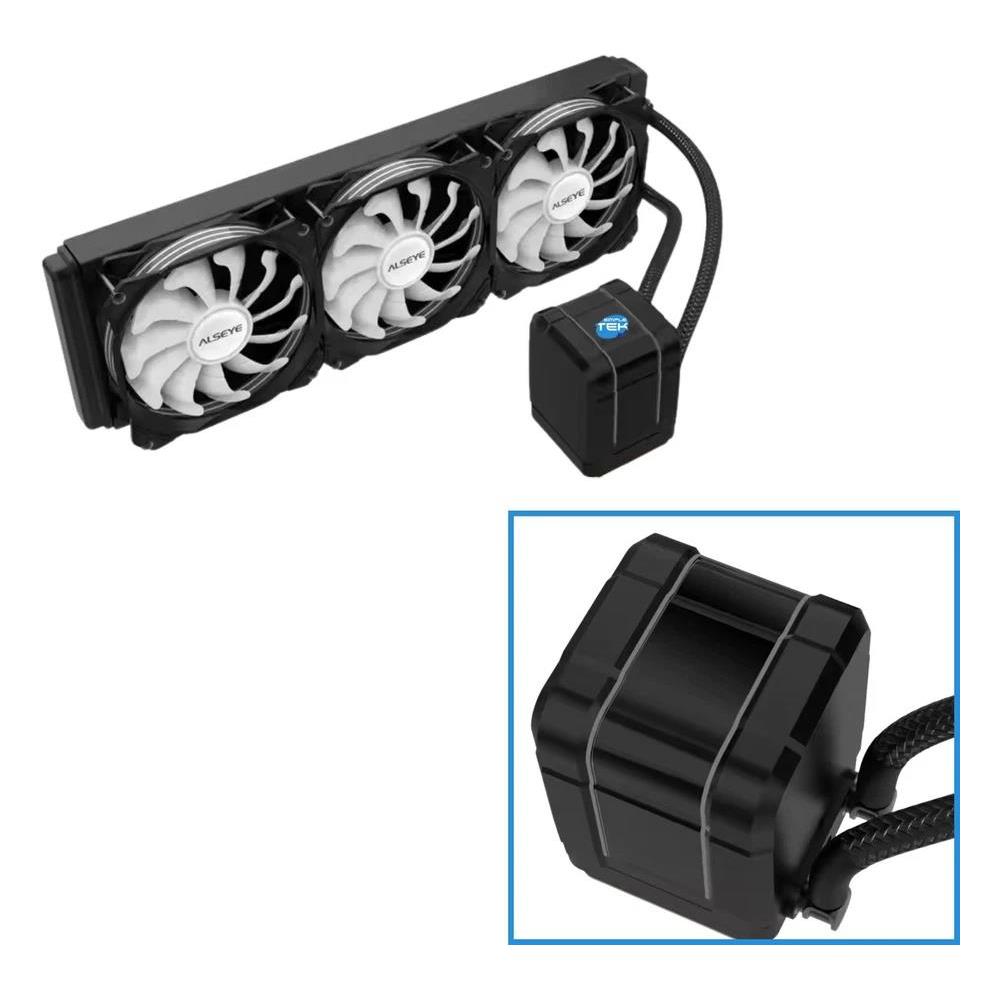 Dissipatore CPU a Liquido Max 360MM per Socket LGA1700/775/115x / 1366/2066/2011/1200 e Socket AM5/AM4/AM3/AM2+ /AM2/FM2/FM1 - Foto 2