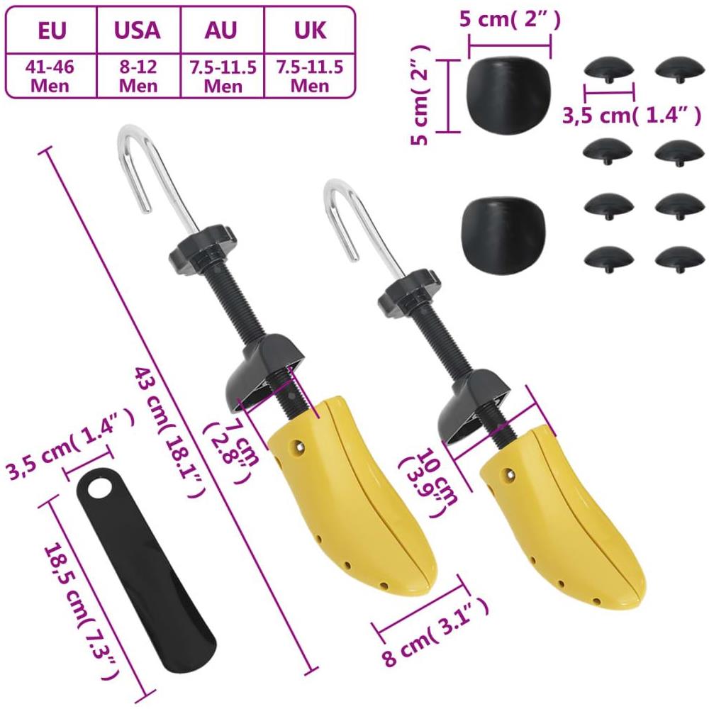 Allargascarpe con Calzascarpe Giallo EU 41-46 in Plastica - Foto 9