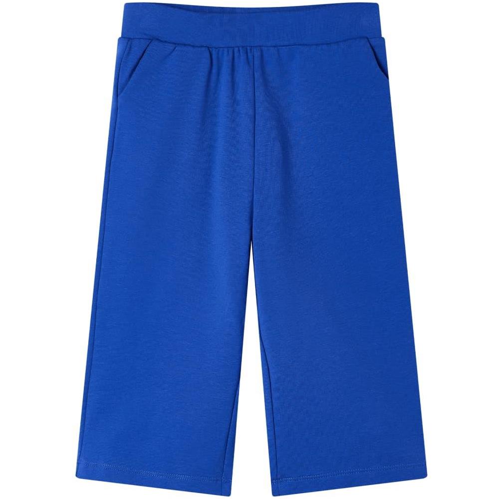 Pantaloni per Bambini a Gamba Larga Blu Cobalto 104 - Foto 1