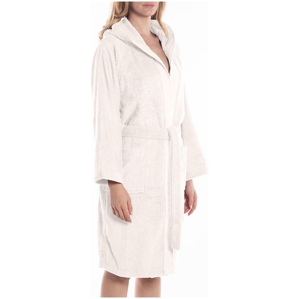 Accappatoio Con Cappuccio Spugnissima Soft In Cotone Colore Bianco Misura Xxl - Foto 1